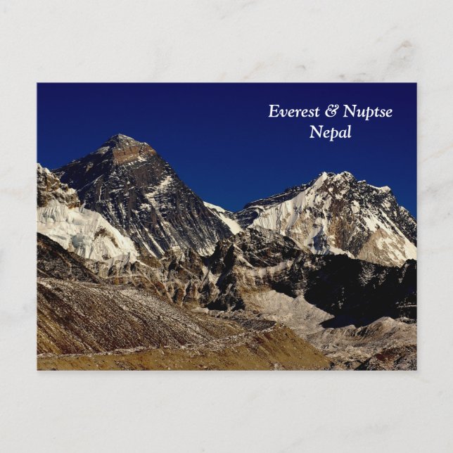 Everest and Nuptse Postcard (Front)