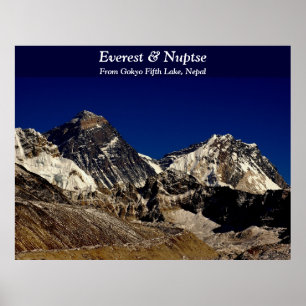 Everest and Nuptse Poster