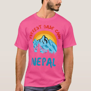 Everest Base Camp Nepal Climbing Hiking Mountains T-Shirt