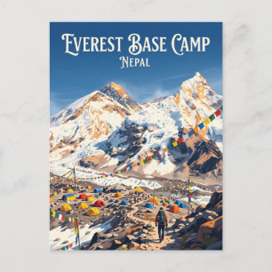 Everest Base Camp Nepal Postcard