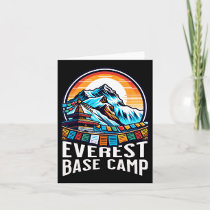 Everest Base Camp Prayer Flags Nepali Himalayan Hi Card