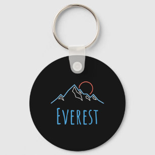 Everest - Mountain Climbers Retro Hiking Novelty Key Ring