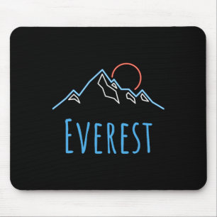 Everest - Mountain Climbers Retro Hiking Novelty Mouse Pad