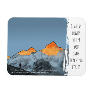 Everest Sunrise Kala Patthar Motivational Magnet