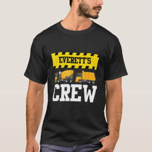 Everett Construction Crew Custom Dumptruck Dump Tr T-Shirt