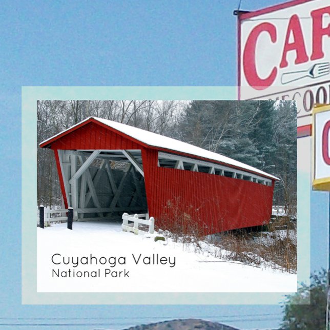 Everett Covered Bridge, Cuyahoga Valley NP Postcard (Creator Uploaded)