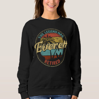 Everett Legend Has Retired Personalised Retirement Sweatshirt
