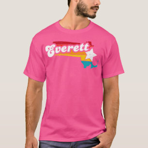 Everett Massachusetts Vintage Distressed Souvenir T-Shirt