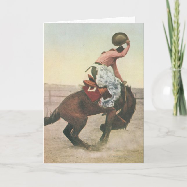 Everett McGucin on Blue Dog Cheyenne Frontier Days Card (Front)