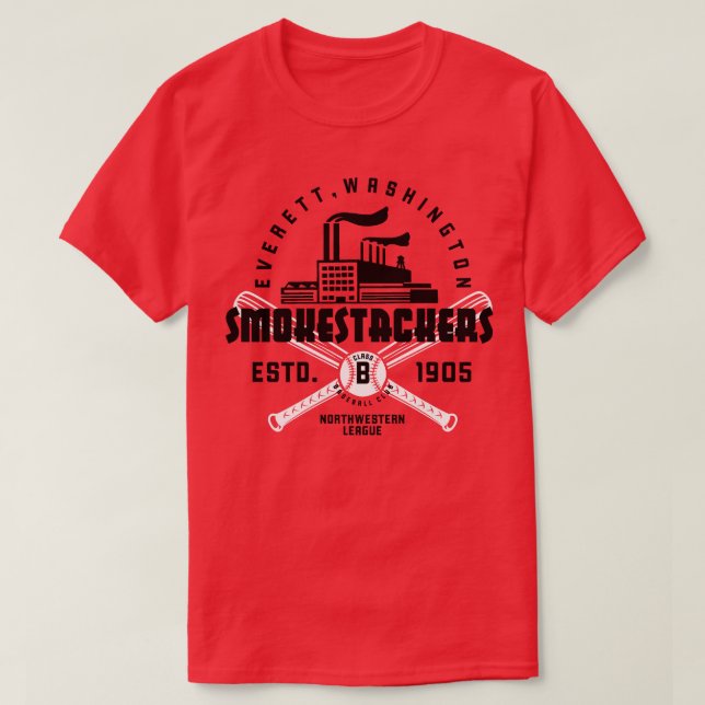 Everett Smokestackers T-Shirt (Design Front)