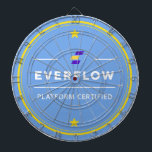 Everflow Dartboard<br><div class="desc">Increase your targeting accuracy with this unique dartboard. Although you scores won't translate directly into your media buying campaigns, it'll help you have some fun and relaxation while WFH or hanging out at the office with your colleagues.</div>