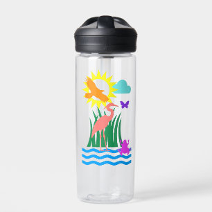Everglade Creatures Water Bottle