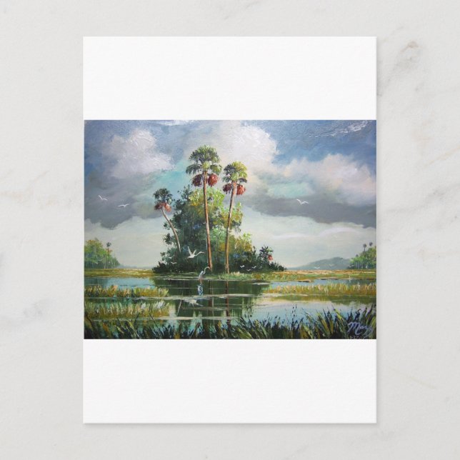 Everglades Art Postcard (Front)