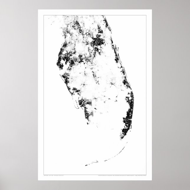 Everglades Census Dotmap Poster (Front)