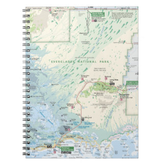 Everglades map notebook