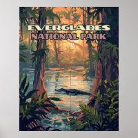 Everglades National Park Alligator Swamp Florida