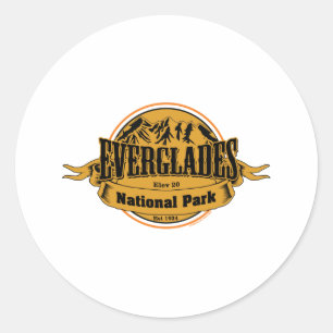 Everglades National Park, Florida Classic Round Sticker