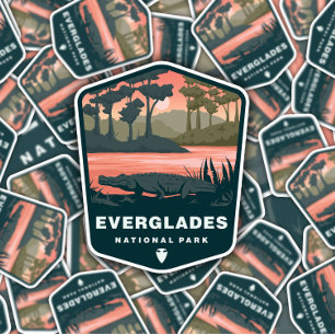 Everglades National Park Florida Die-Cut Sticker