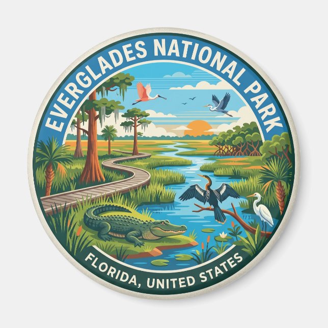 Everglades National Park Florida Magnet (Front)