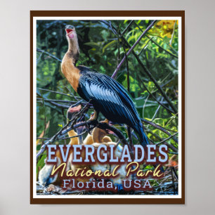 EVERGLADES NATIONAL PARK - FLORIDA UNITED STATES POSTER