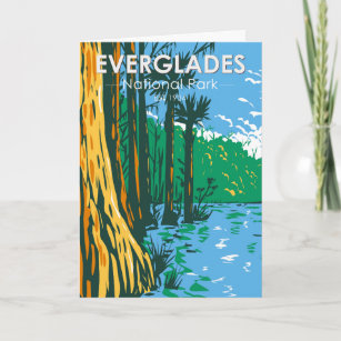 Everglades National Park Florida Vintage Card