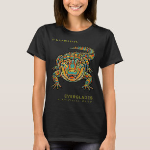 Everglades national park geometric alligator T-Shirt