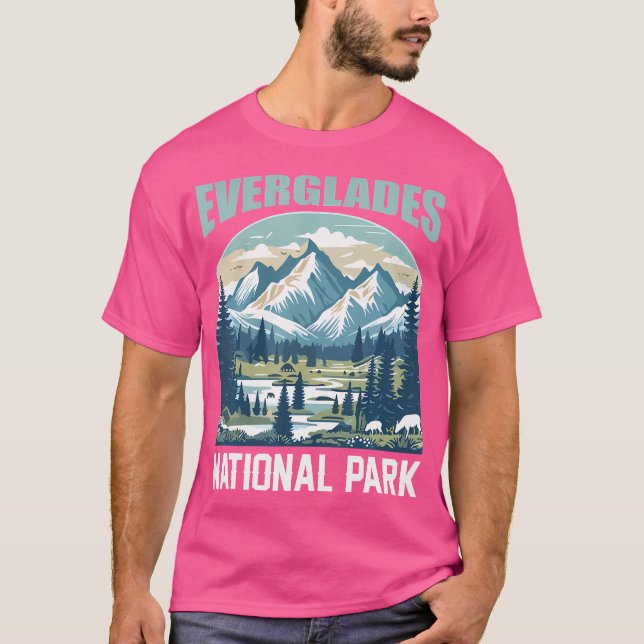 Everglades National Park Nature Hiking Outdoors Tr T-Shirt (Front)