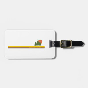 Everglades National Park Pine Trees Sun Luggage Tag