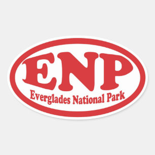 Everglades National Park red oval sticker
