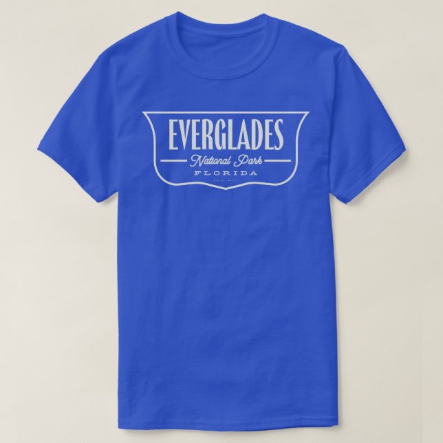 Everglades National Park Shield Tan T-Shirt (Design Front)
