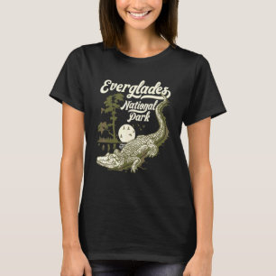 Everglades National Park Vintage Crocodile Alligat T-Shirt