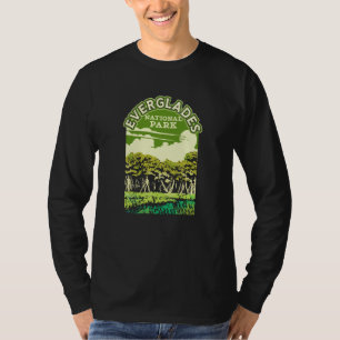Everglades National Park Vintage Park Poster Style T-Shirt