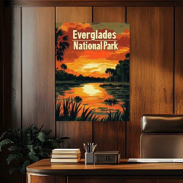 Everglades National Park Vintage Travel Poster (Creator Uploaded)