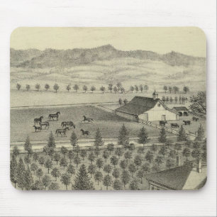 Evergreen Ave Farm Mouse Pad