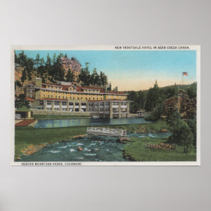 Evergreen, CO - Troutdale Hotel, Bear Creek Poster