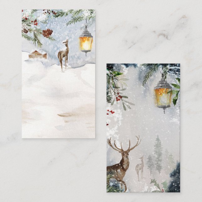 Evergreen display schouwer blank  enclosure card (Front/Back)