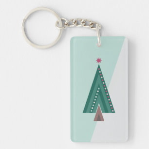 Evergreen Elegance Tree Key Ring