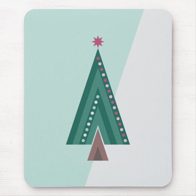 Evergreen Elegance Tree Mouse Pad (Front)