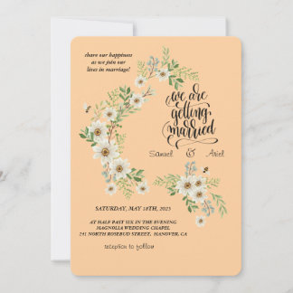 Evergreen Elegance Wedding Invitation