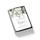 Evergreen elegant the perfect match bridal shower