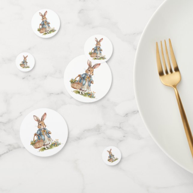Evergreen Eucalyptus Peter Rabbit Baby Shower Confetti (Group)