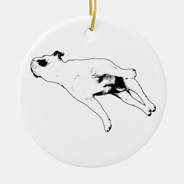 Evergreen Evening Ease Ceramic Tree Decoration (Front)