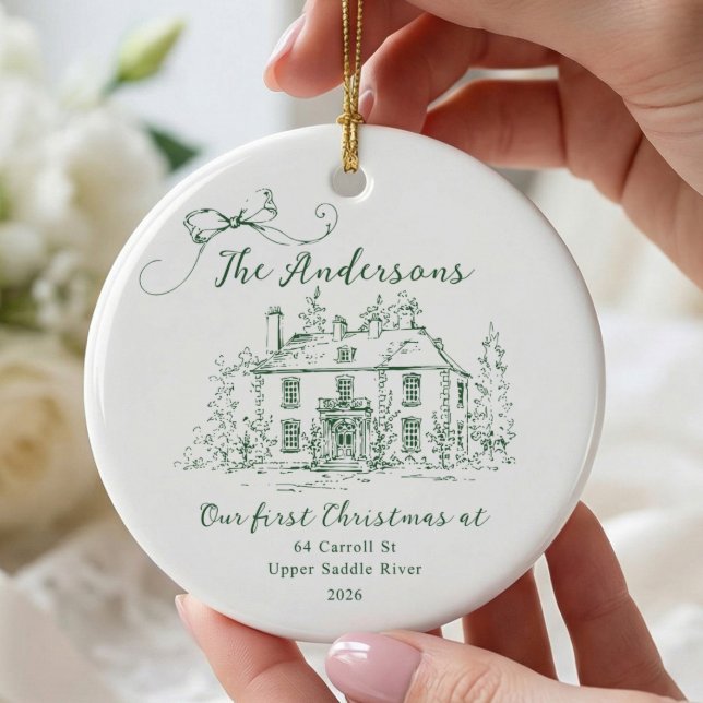 Evergreen First Home Christmas  Ceramic Tree Decoration (Creator Uploaded)