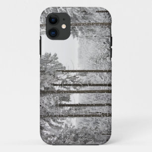 Evergreen forest in winter Case-Mate iPhone case