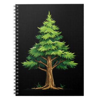 Evergreen forest notebook