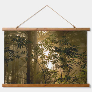 Evergreen Forest Oregon Coast Hanging Tapestry