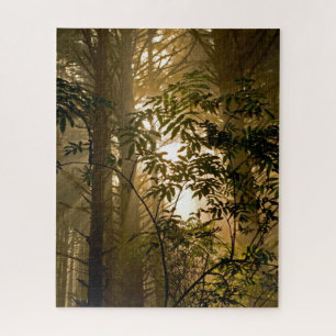 Evergreen Forest Oregon Coast Jigsaw Puzzle