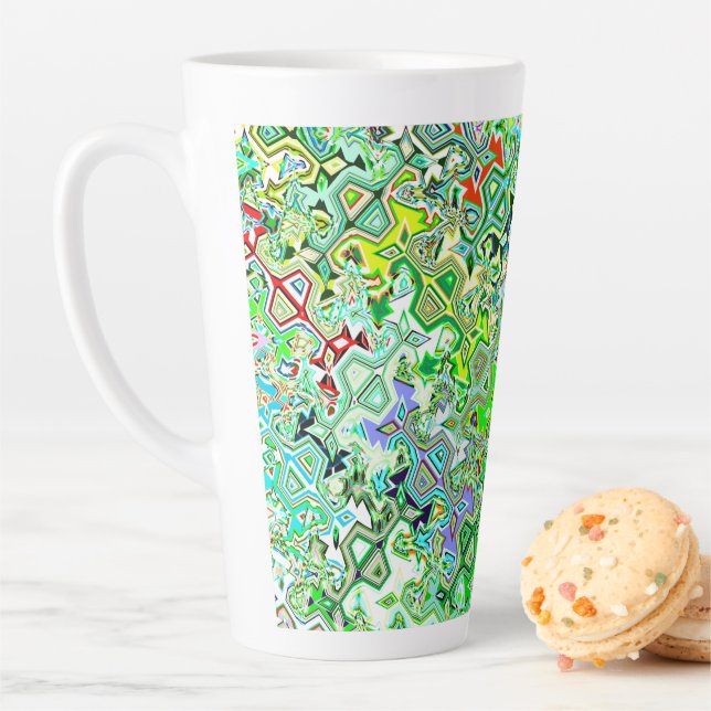 Evergreen & Foxes Latte Mug (In Situ)