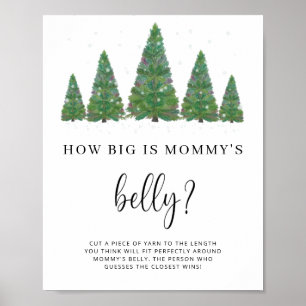 Evergreen how big is mummy's belly game  poster
