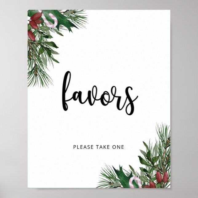 Evergreen is on the way winter Favours Poster (Front)